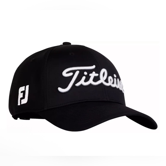 Titleist Adult Tour Performance Golf Hat, Black - Picture 1 of 6